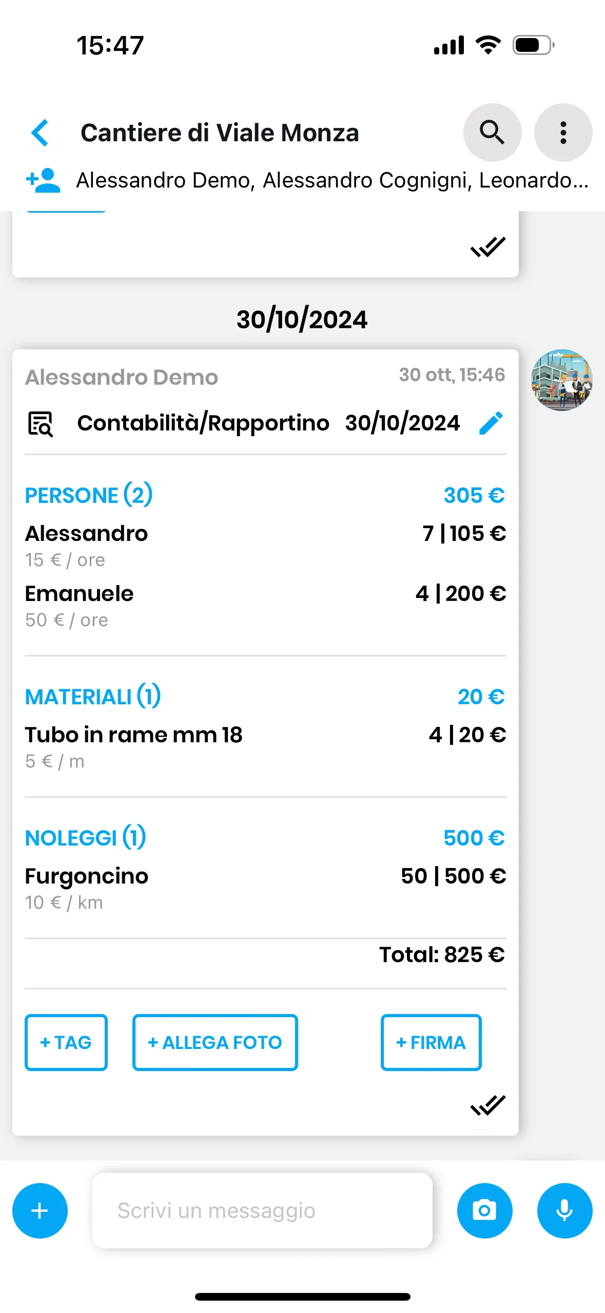 Fai rapportini giornalieri con l'aiuto dell'AI