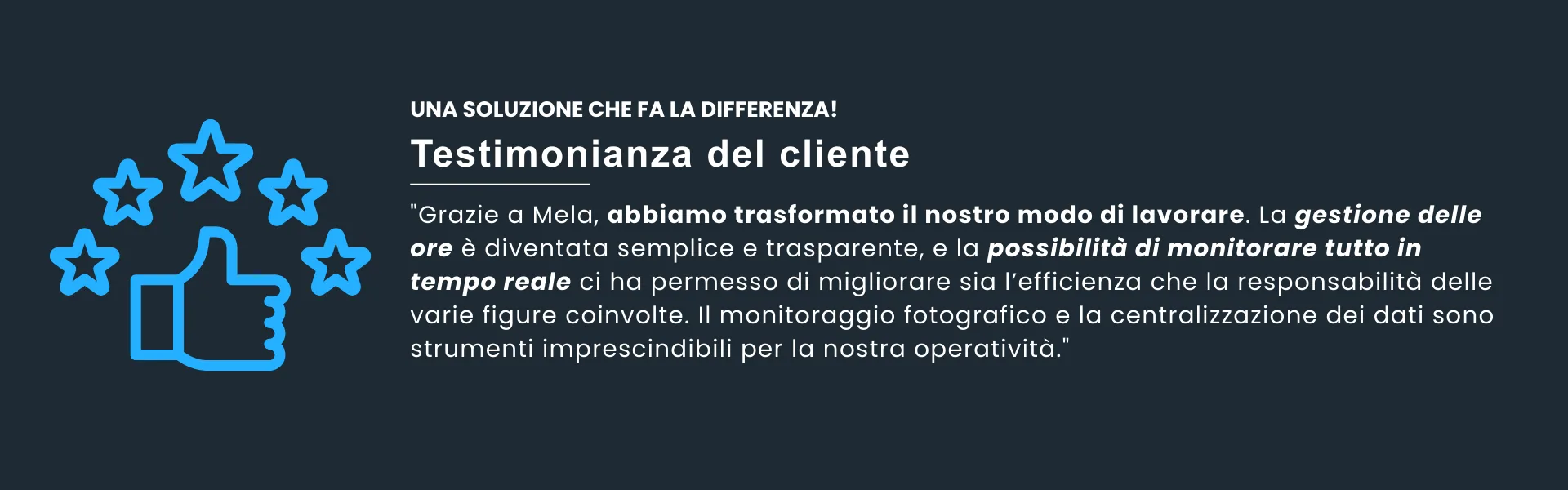 UNA SOLUZIONE CHE FA LA DIFFERENZA 2